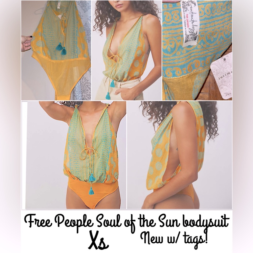 NWT Free People Soul
Of the Sun bodysuit xs